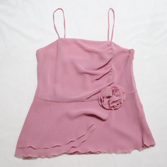 Laura Leigh Ltd lilac spagheti straps top - Picture 1 of 4
